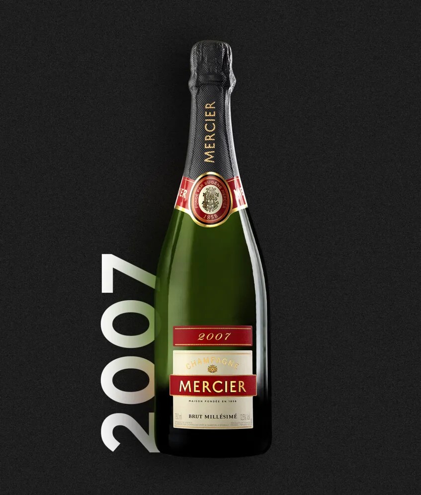 Seau à champagne MERCIER - Epernay - vintage ancien